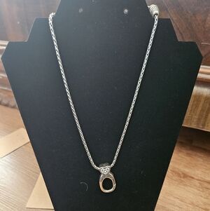 Brighton Silver Heart and Ring Pendant Necklace - Silver